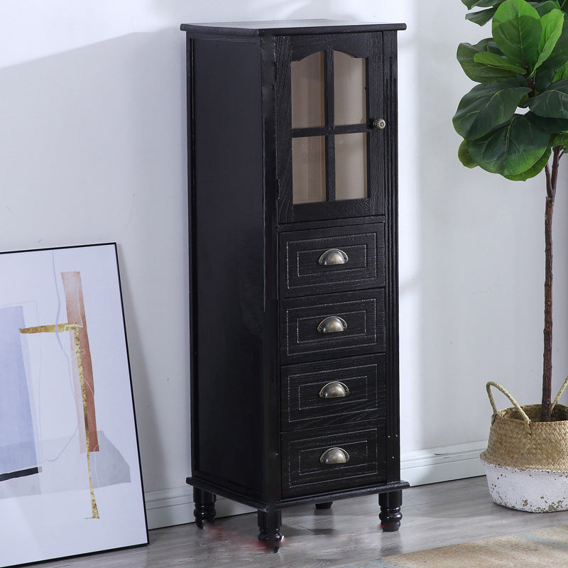 Wooden Storage Chest Dresser American Traditional Dresser with Drawers