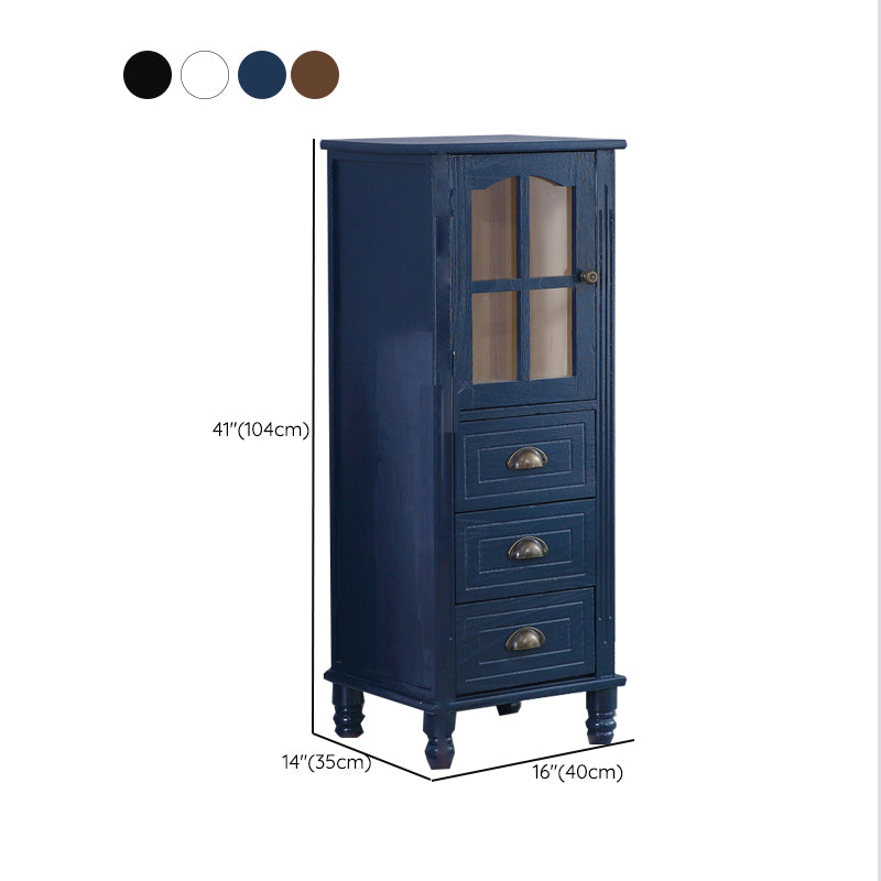 Wooden Storage Chest Dresser American Traditional Dresser with Drawers