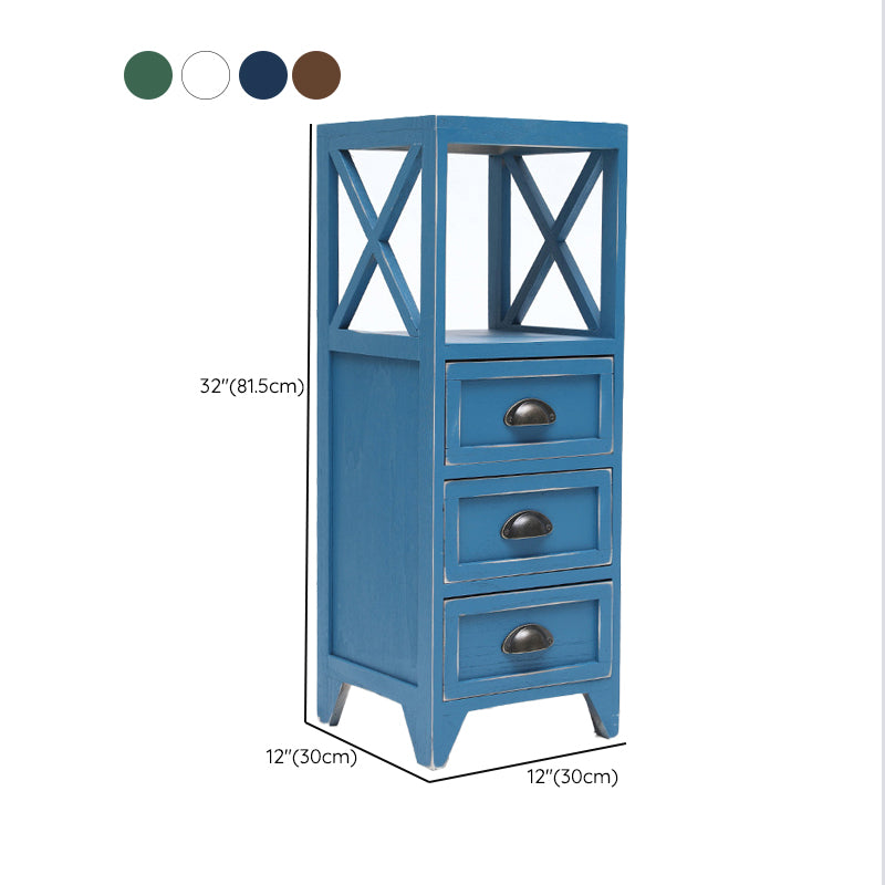 Wooden Storage Chest Dresser American Traditional Dresser with Drawers