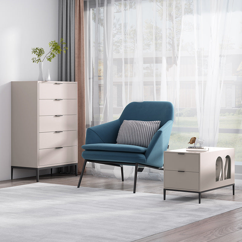 15.6-inch Width Contemporary Storage Chest Manufactured Wood Dresser