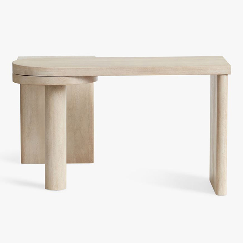 29.25-inch H Contemporary Writing Desk Solid Wood Office Desk