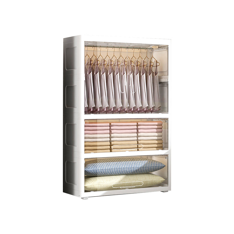 Hinged Wardrobe Cabinet Contemporary Plastic Wardrobe Closet