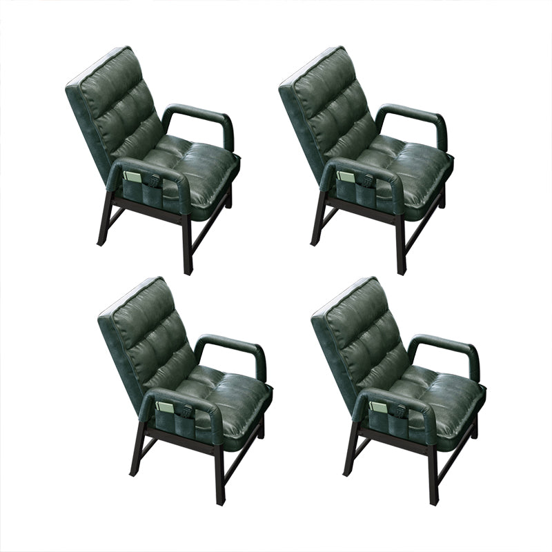 Contemporary Task Chair Metal Adjustable Back Height Office Chair