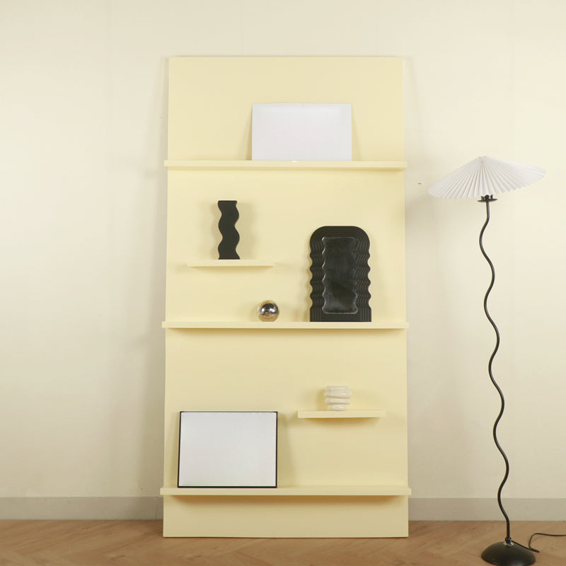 Scandinavian Acrylic Bookcase Closed Back Standard Bookshelf