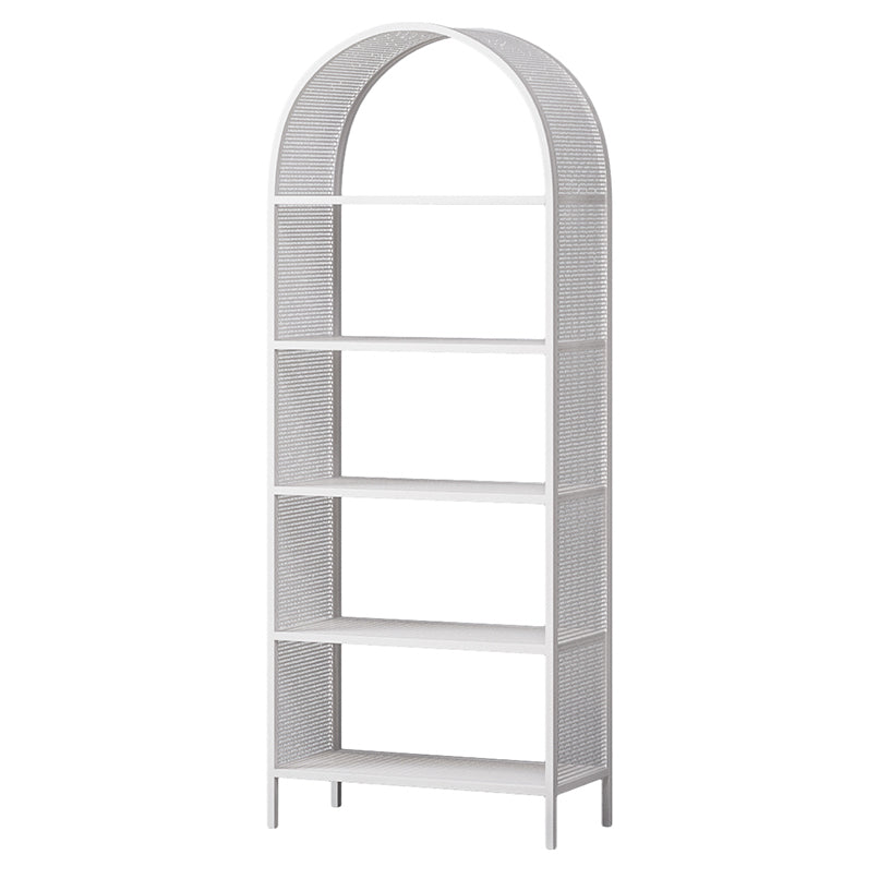 Shelves Included Glam Bookcase Standard Metal Open Back Bookshelf