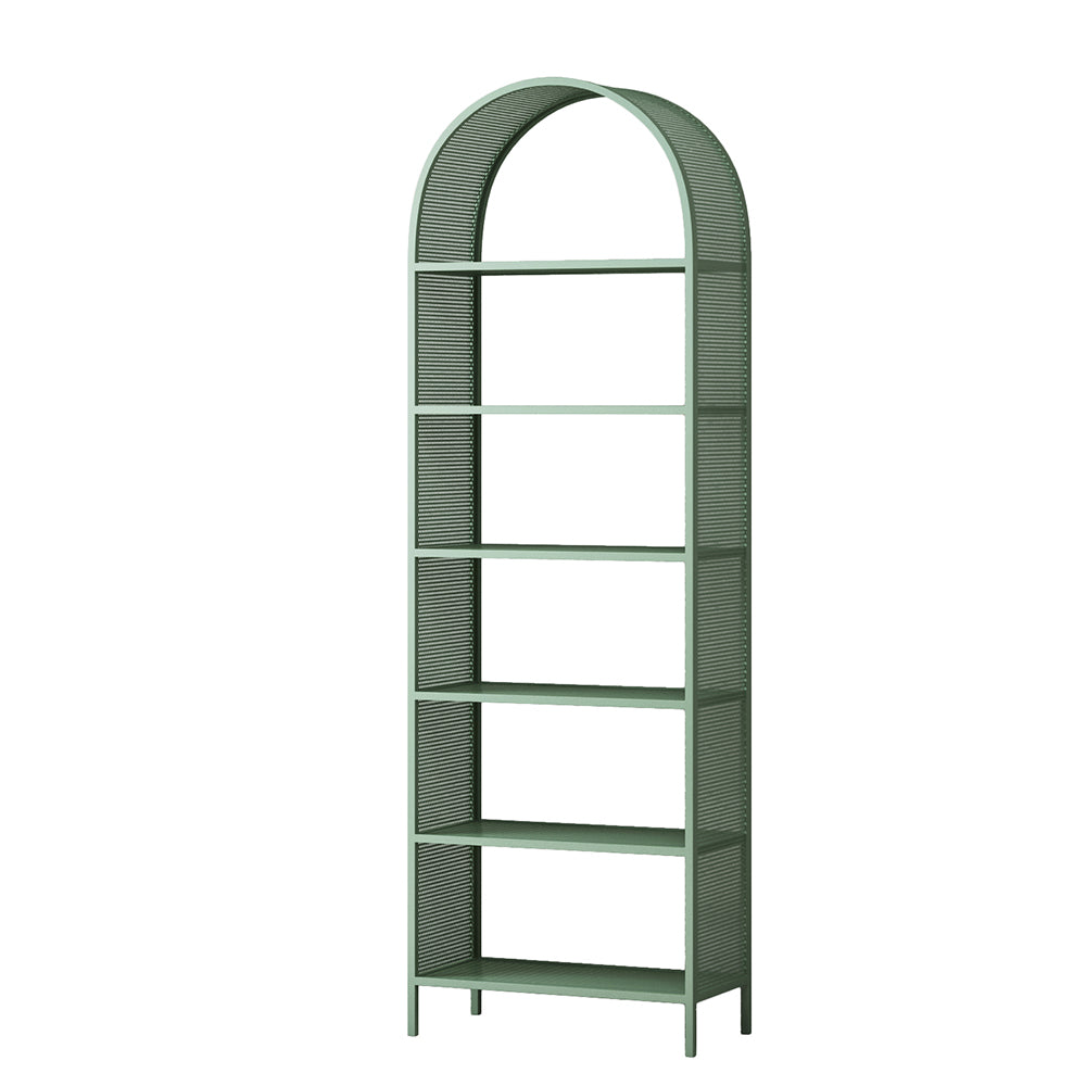 Shelves Included Glam Bookcase Standard Metal Open Back Bookshelf