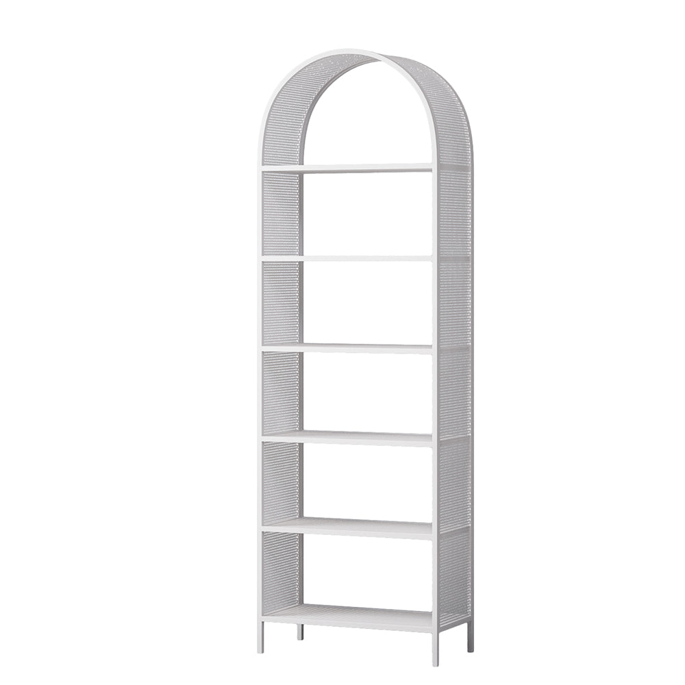 Shelves Included Glam Bookcase Standard Metal Open Back Bookshelf