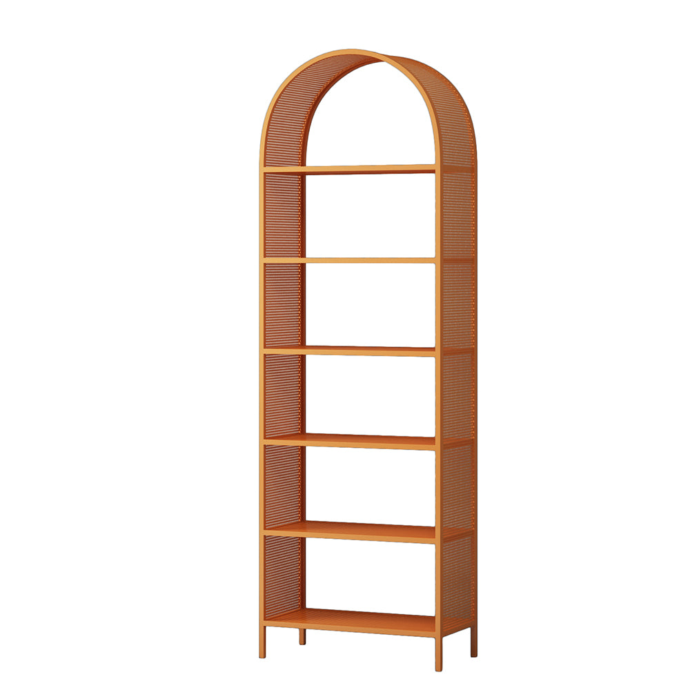 Shelves Included Glam Bookcase Standard Metal Open Back Bookshelf