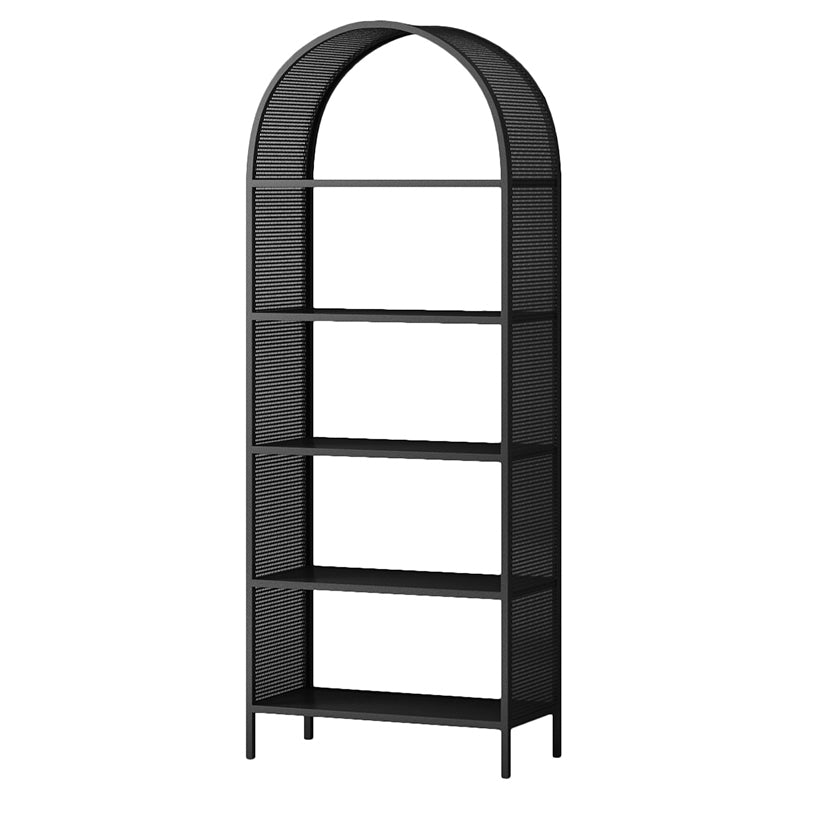 Shelves Included Glam Bookcase Standard Metal Open Back Bookshelf