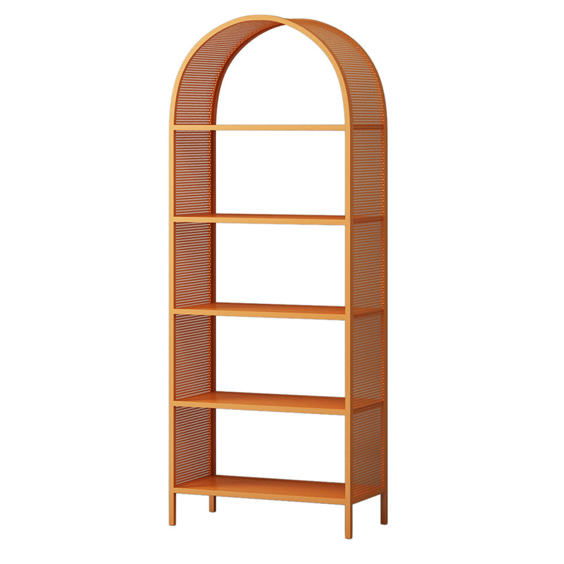 Shelves Included Glam Bookcase Standard Metal Open Back Bookshelf