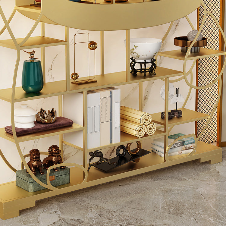 Glam Shelves Included Bookcase Standard Open Back Metal Bookshelf