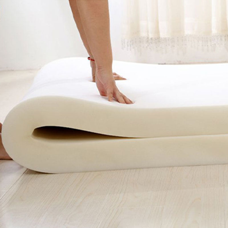 Mid-Century Modern Pouf Ottoman Genuine Leather Tufted Nailhead Trim Rectangle Ottoman