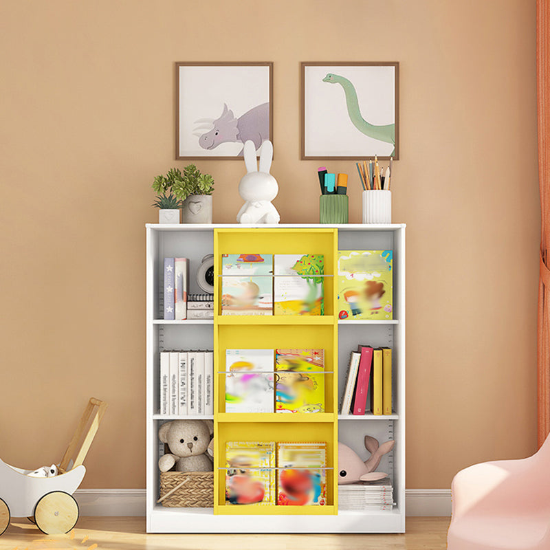 Engineered Wood Standard Bookshelf Contemporary Closed Back  Bookcase