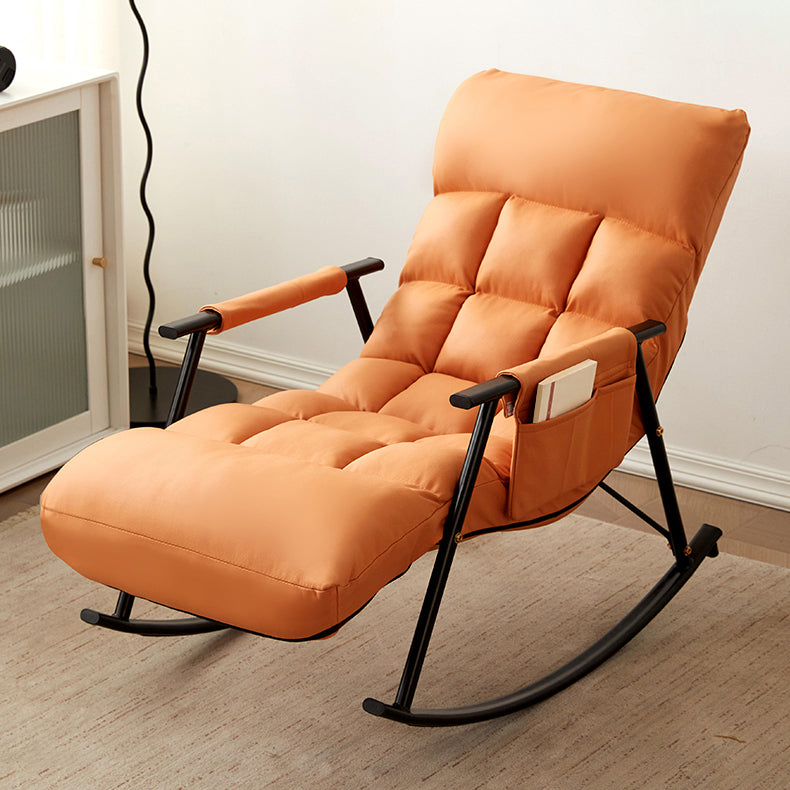 Iron Base Single Rocking Chair Modern Furniture Lounge Leisure Lazy Sofa Chair