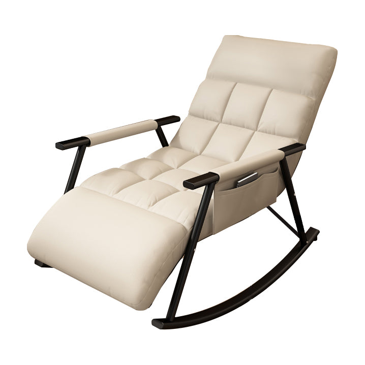 Iron Base Single Rocking Chair Modern Furniture Lounge Leisure Lazy Sofa Chair