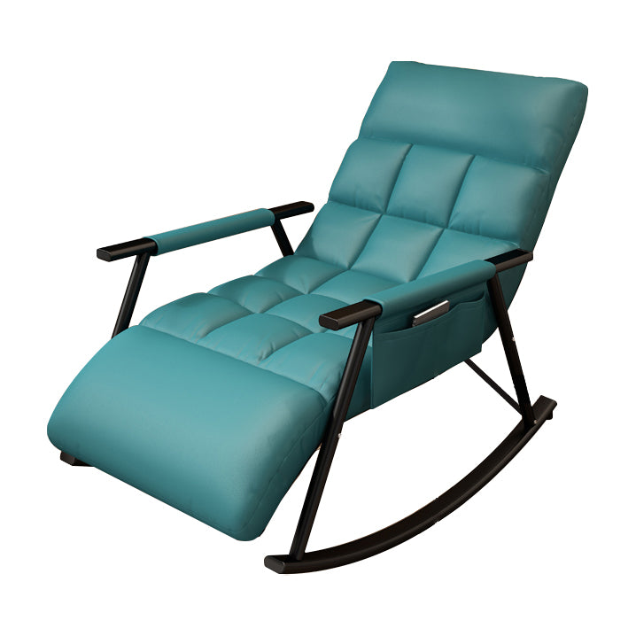 Iron Base Single Rocking Chair Modern Furniture Lounge Leisure Lazy Sofa Chair