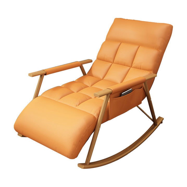 Iron Base Single Rocking Chair Modern Furniture Lounge Leisure Lazy Sofa Chair