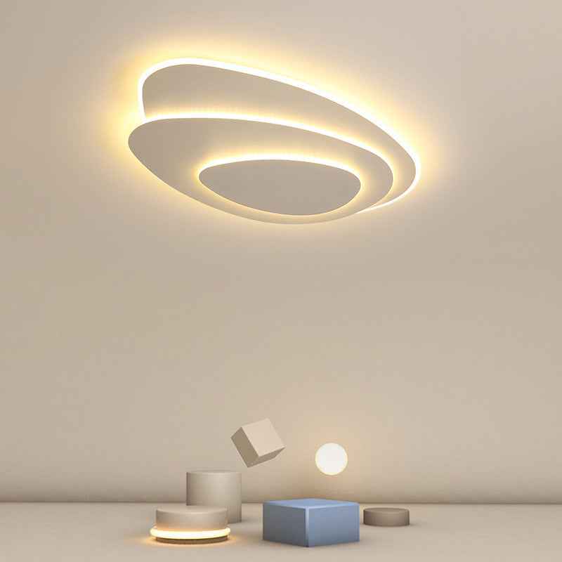 White LED Flush Mount Lighting Modernism Ceiling Light for Foyer