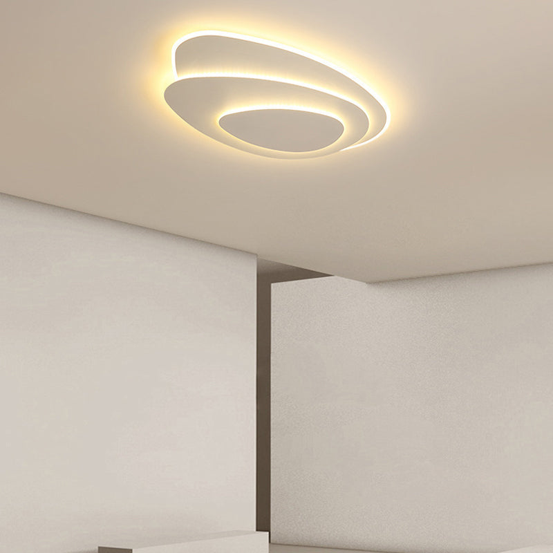 White LED Flush Mount Lighting Modernism Ceiling Light for Foyer
