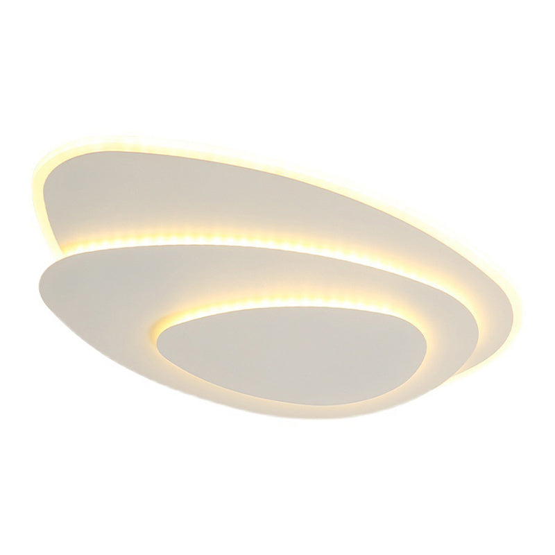 White LED Flush Mount Lighting Modernism Ceiling Light for Foyer