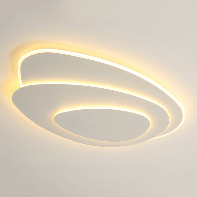 White LED Flush Mount Lighting Modernism Ceiling Light for Foyer
