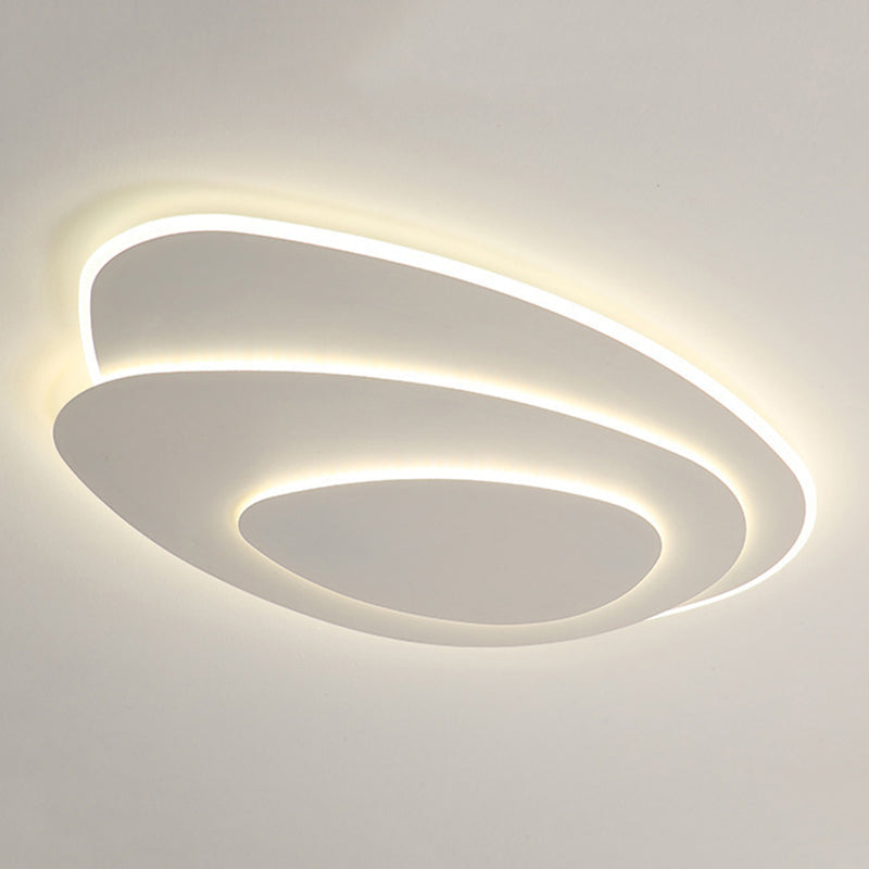 White LED Flush Mount Lighting Modernism Ceiling Light for Foyer