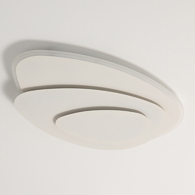 White LED Flush Mount Lighting Modernism Ceiling Light for Foyer
