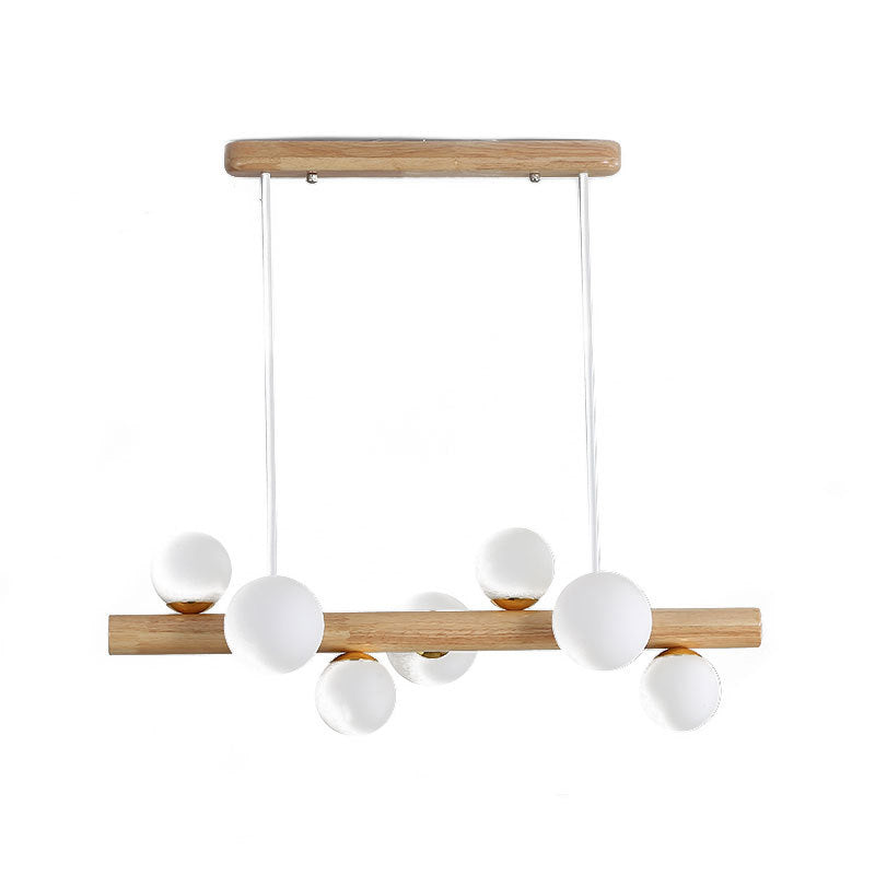 Modern Style Ball Shade Island Pendants Glass Pendant Lights for Dining Room
