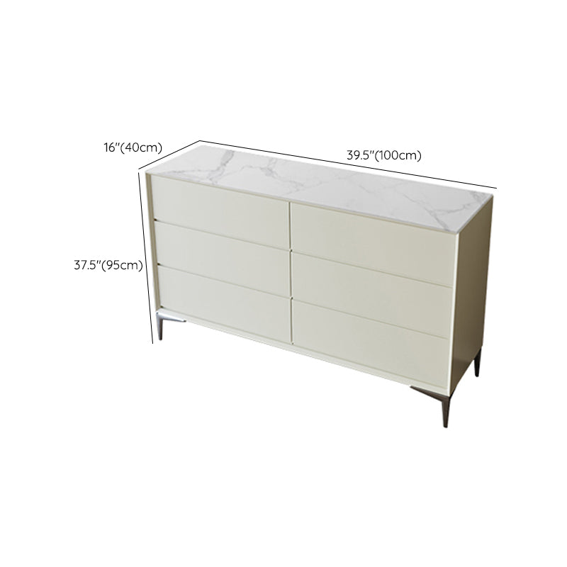 15.6-inch Width Storage Chest Contemporary Dresser with 4/5/6/8 Drawers