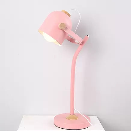 Macaron rotabile Macaron Stylish Light Cup Shade 1 Light Metal Reading Light for Study Room