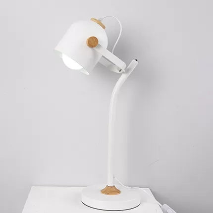 Macaron con gotas de escritorio elegante tazón de luz de escritorio 1 Luz de lectura de metal ligero para sala de estudio