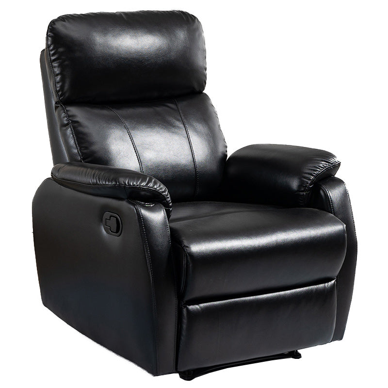 Contemporary Leather Recliner 32.7" Wide Standard Recliner with Footrest