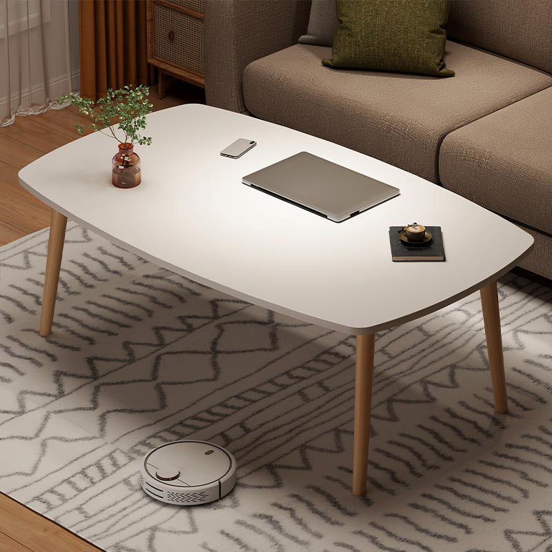 4 Legs Wood Coffee Table Set Bedroom Coffee Table with Storage