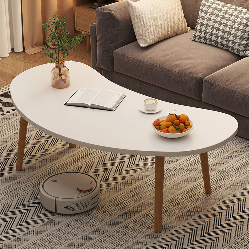 4 Legs Wood Coffee Table Set Bedroom Coffee Table with Storage