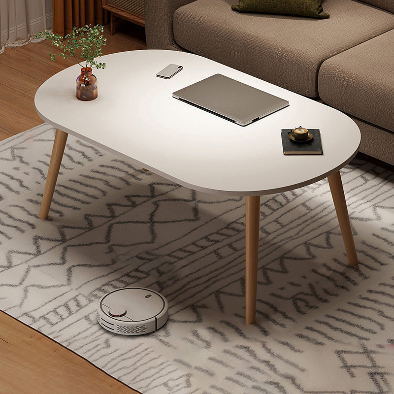 4 Legs Wood Coffee Table Set Bedroom Coffee Table with Storage