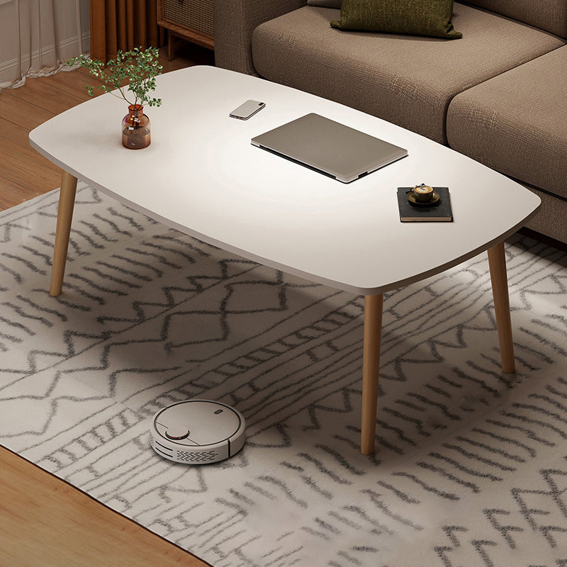 4 Legs Wood Coffee Table Set Bedroom Coffee Table with Storage