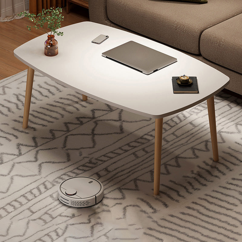 4 Legs Wood Coffee Table Set Bedroom Coffee Table with Storage