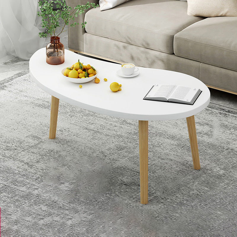 4 Legs Wood Coffee Table Set Bedroom Coffee Table with Storage