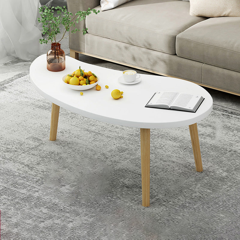 4 Legs Wood Coffee Table Set Bedroom Coffee Table with Storage