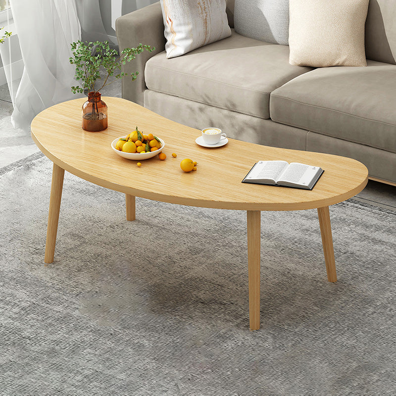 4 Legs Wood Coffee Table Set Bedroom Coffee Table with Storage