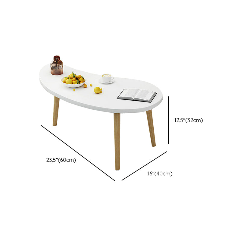 4 Legs Wood Coffee Table Set Bedroom Coffee Table with Storage