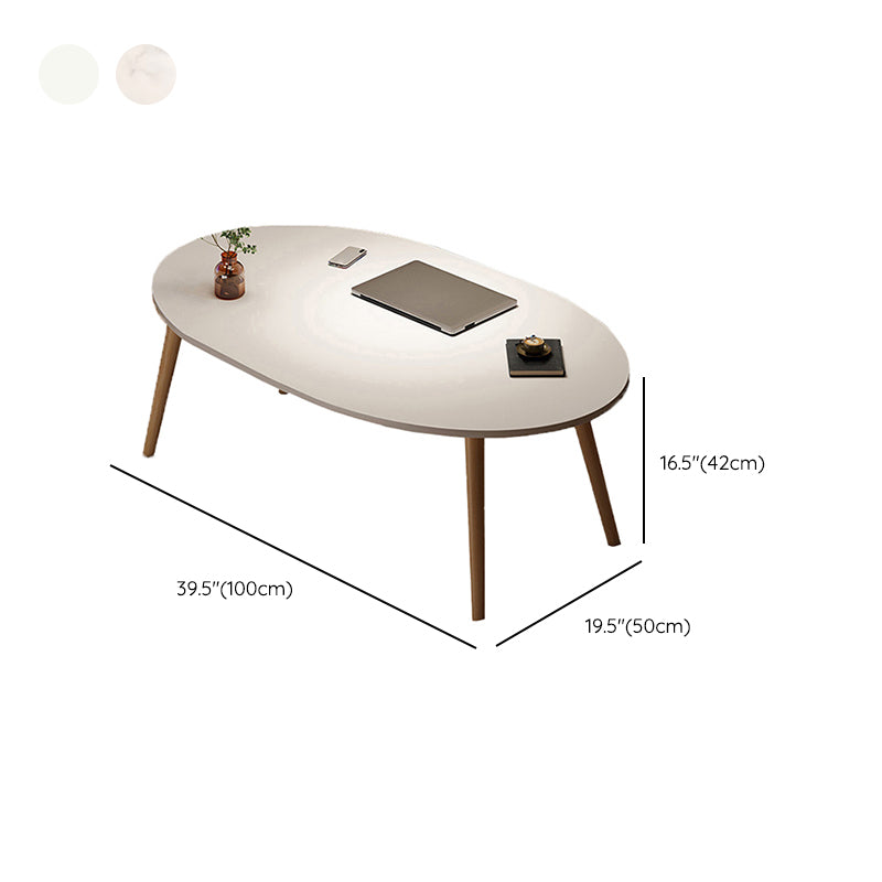 4 Legs Wood Coffee Table Set Bedroom Coffee Table with Storage