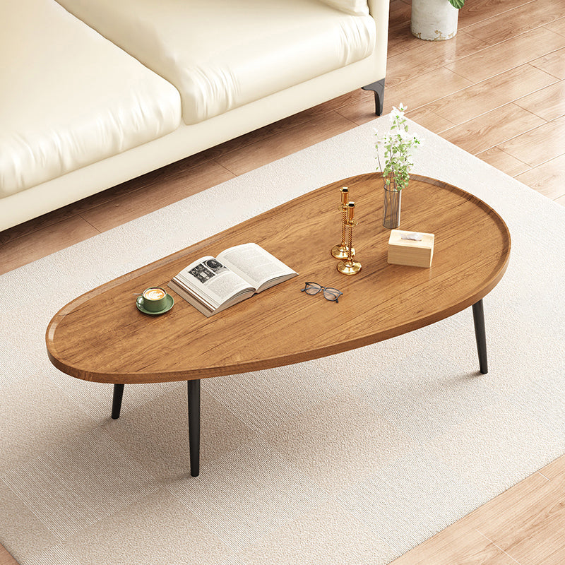 Modern Coffee or End Table Artificial Wood and Metal Coffee Table with 4 Legs