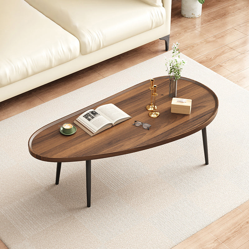 Modern Coffee or End Table Artificial Wood and Metal Coffee Table with 4 Legs
