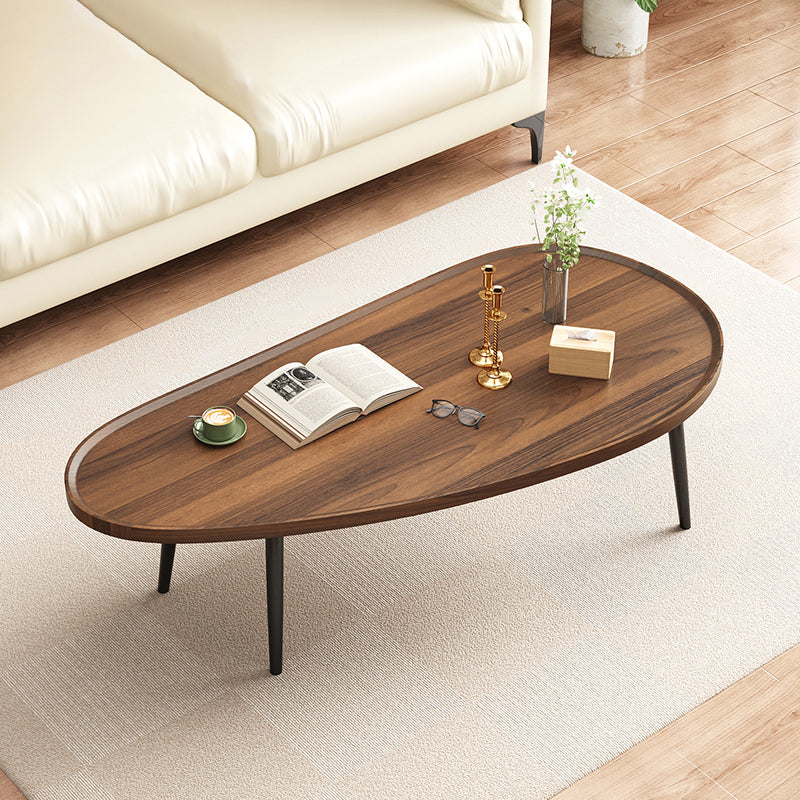 Modern Coffee or End Table Artificial Wood and Metal Coffee Table with 4 Legs