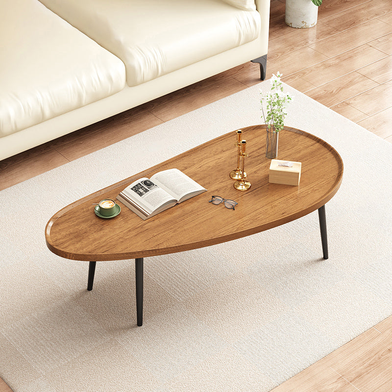 Modern Coffee or End Table Artificial Wood and Metal Coffee Table with 4 Legs