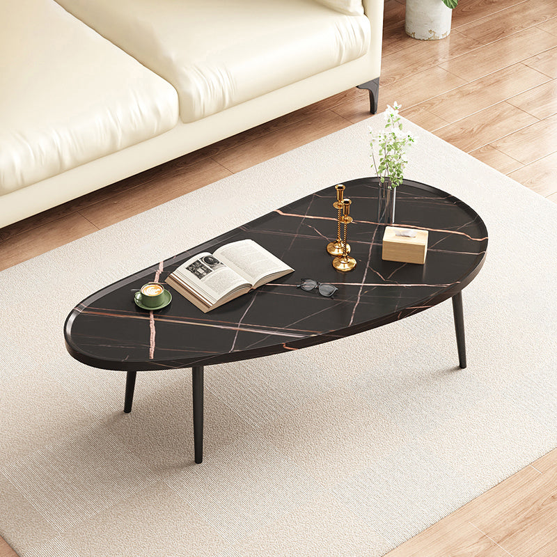 Modern Coffee or End Table Artificial Wood and Metal Coffee Table with 4 Legs