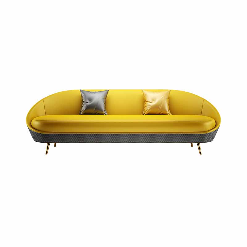Sloped Arms No Distressing Sofa Stain Resistant Tight Back Sofa for Living Room