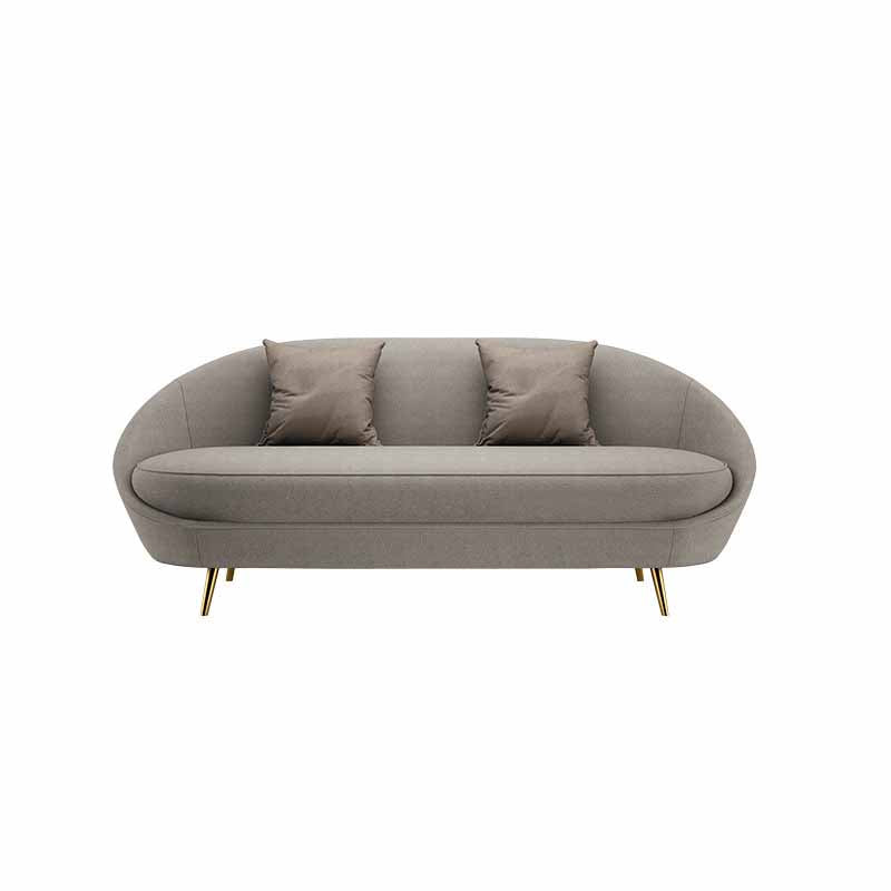 Sloped Arms No Distressing Sofa Stain Resistant Tight Back Sofa for Living Room