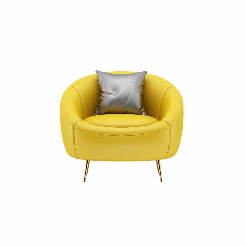 Solid Color Sloped Arms Sofa Tight Back Stain Resistant No Distressing Sofa